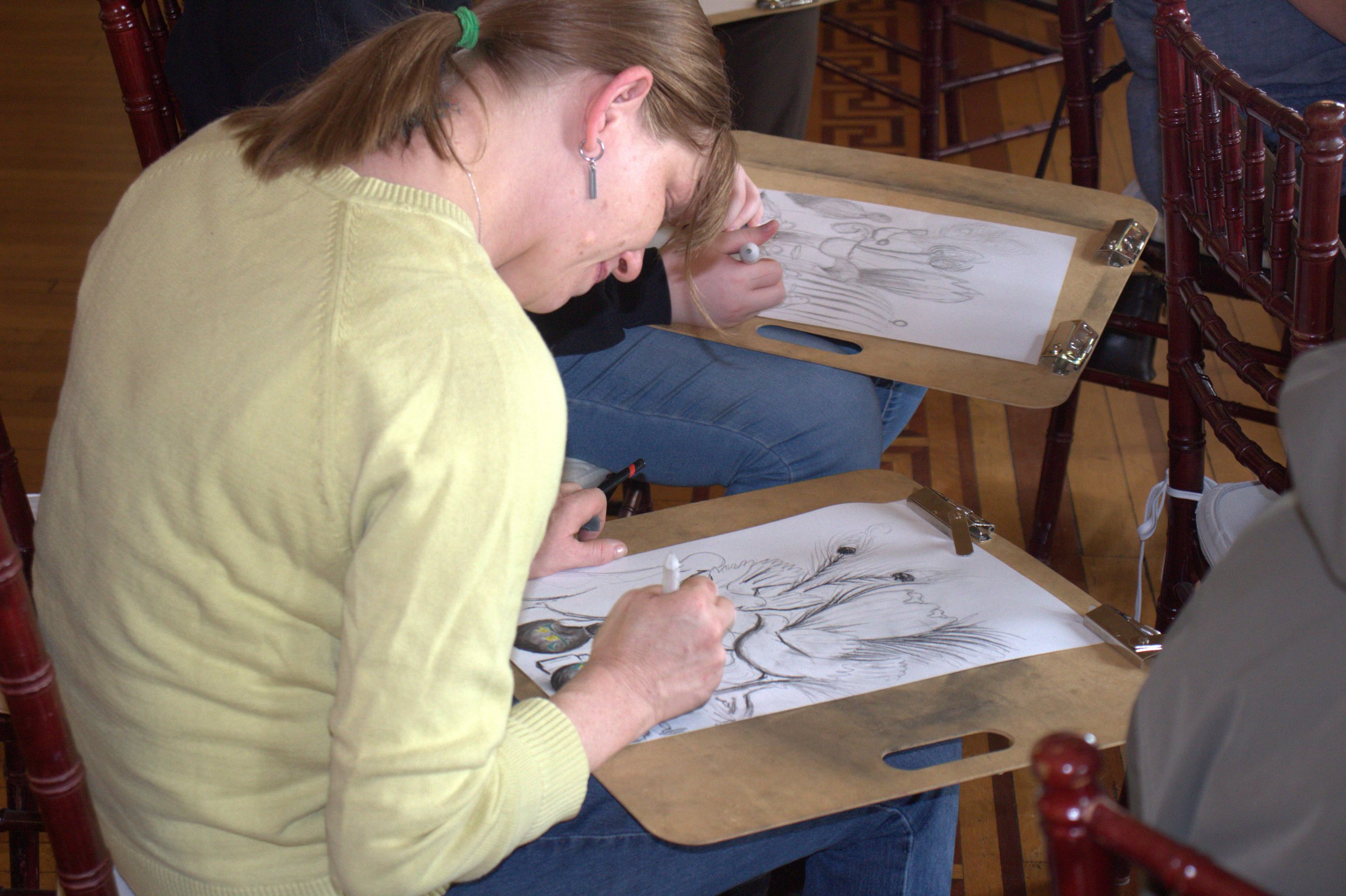 Birds & Bottles: Still-life Drawing with Artist in Residence, Cory Kram