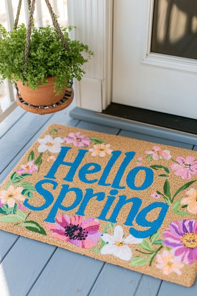 Spring Doormat Design Workshop