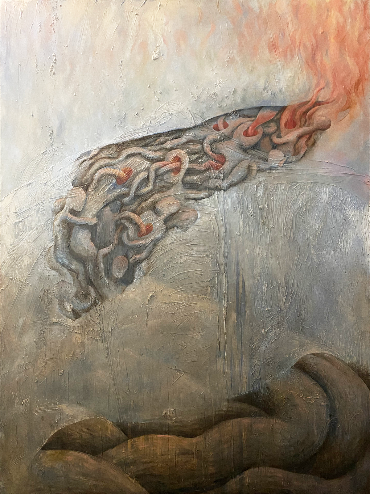 Transcendence - Abstract Oil Painting by Phil Vance