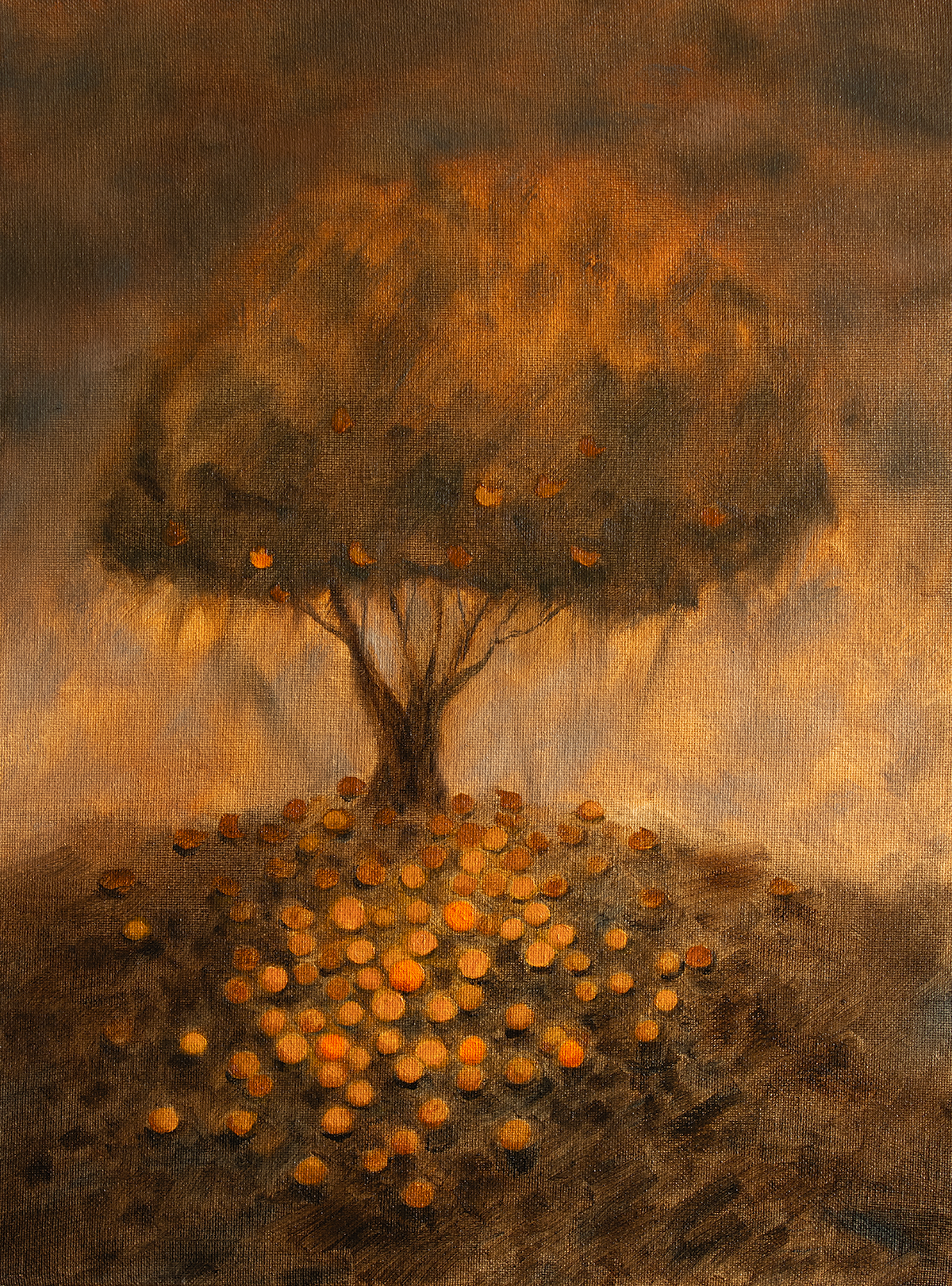 When the Ground Looked Painted: Finding Meaning in Fallen Oranges