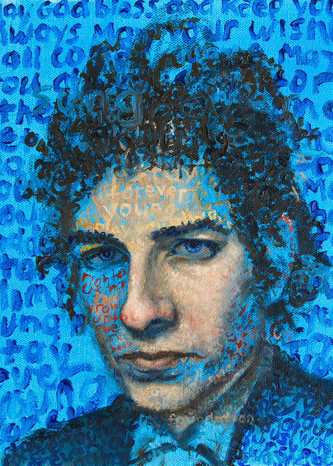 Bob Dylan Forever Young Oil Painting by Phil Vance p5x7 print.png