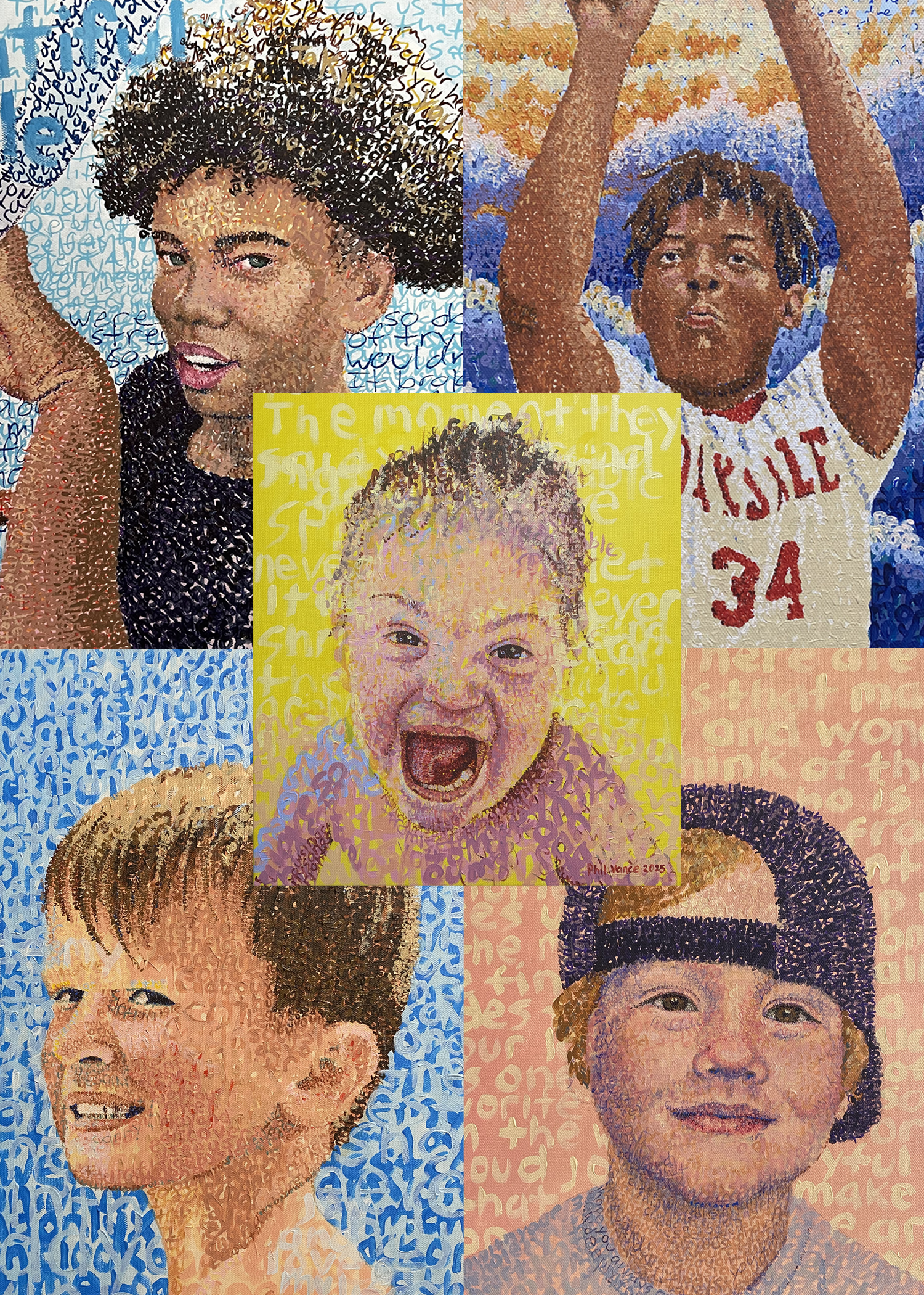 Five Portraits, Two Years of Growth