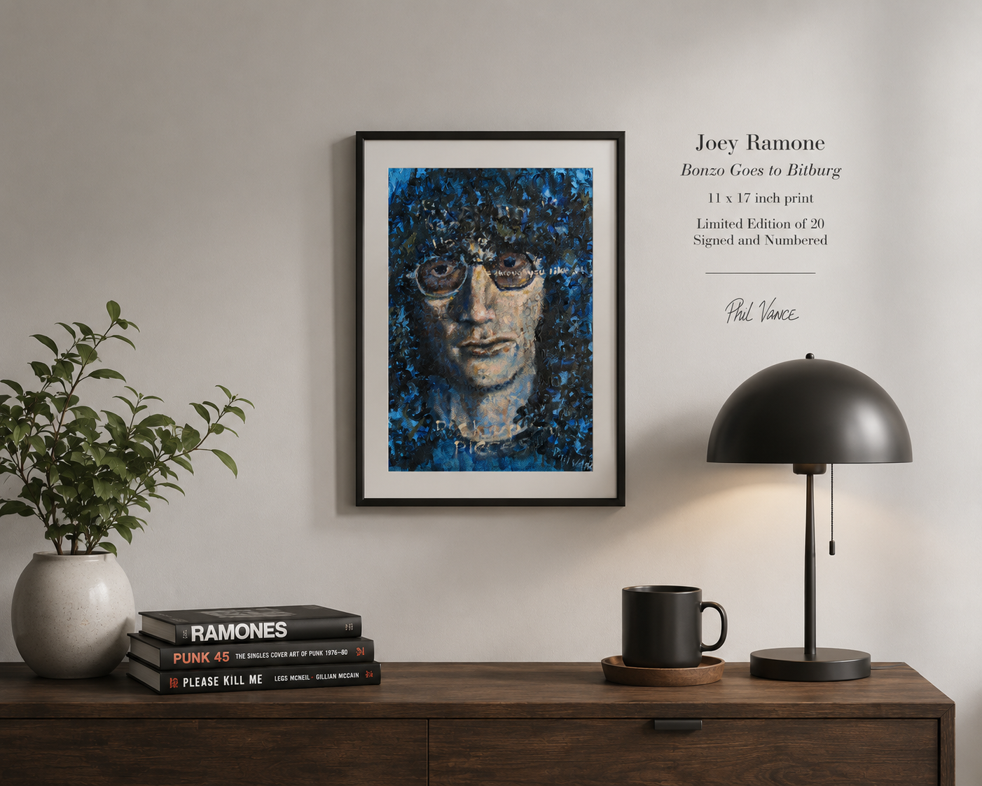 JoeyRamone print hanging on wall.png
