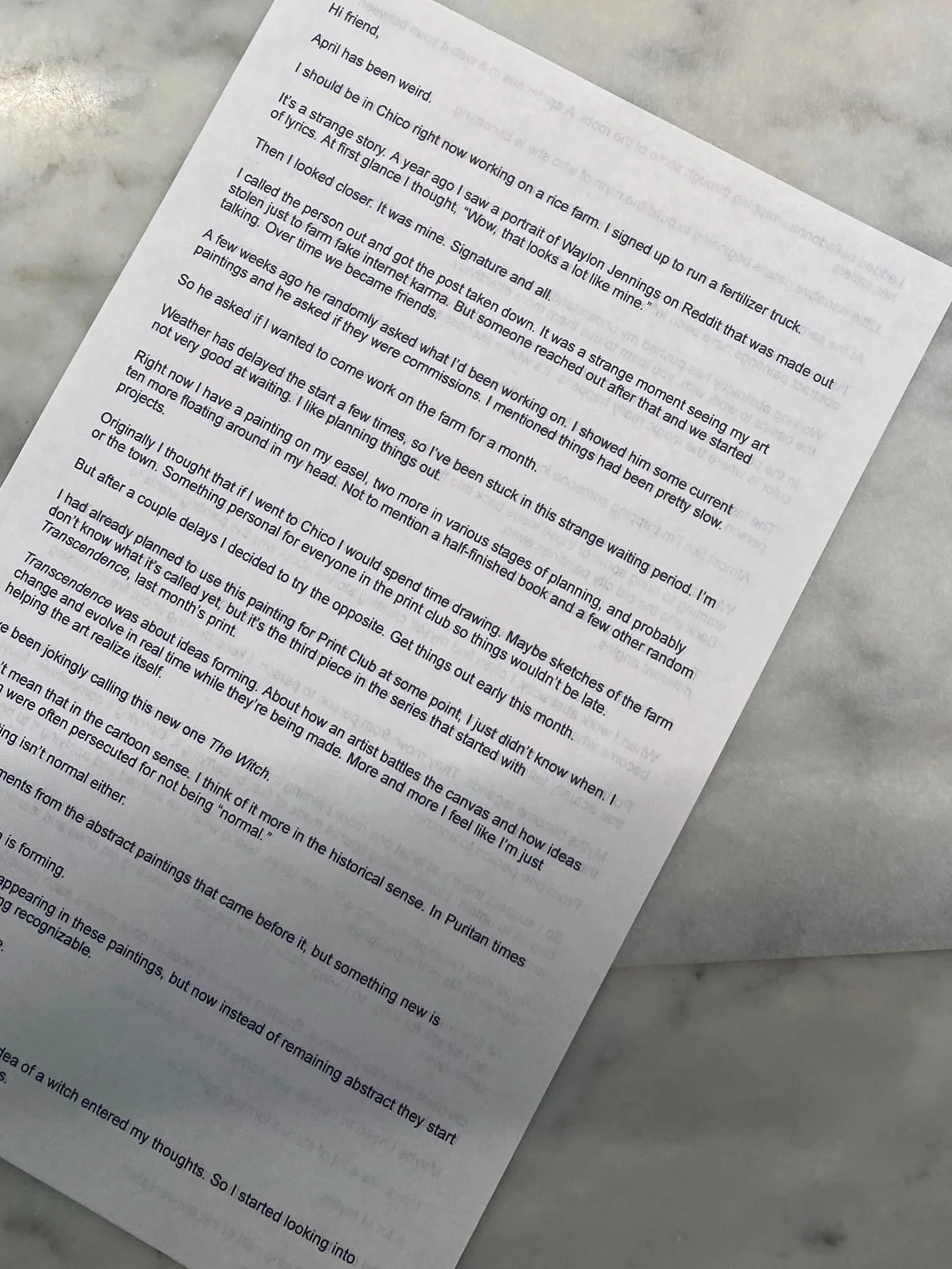 A Subtle Reframe Letter April 2026