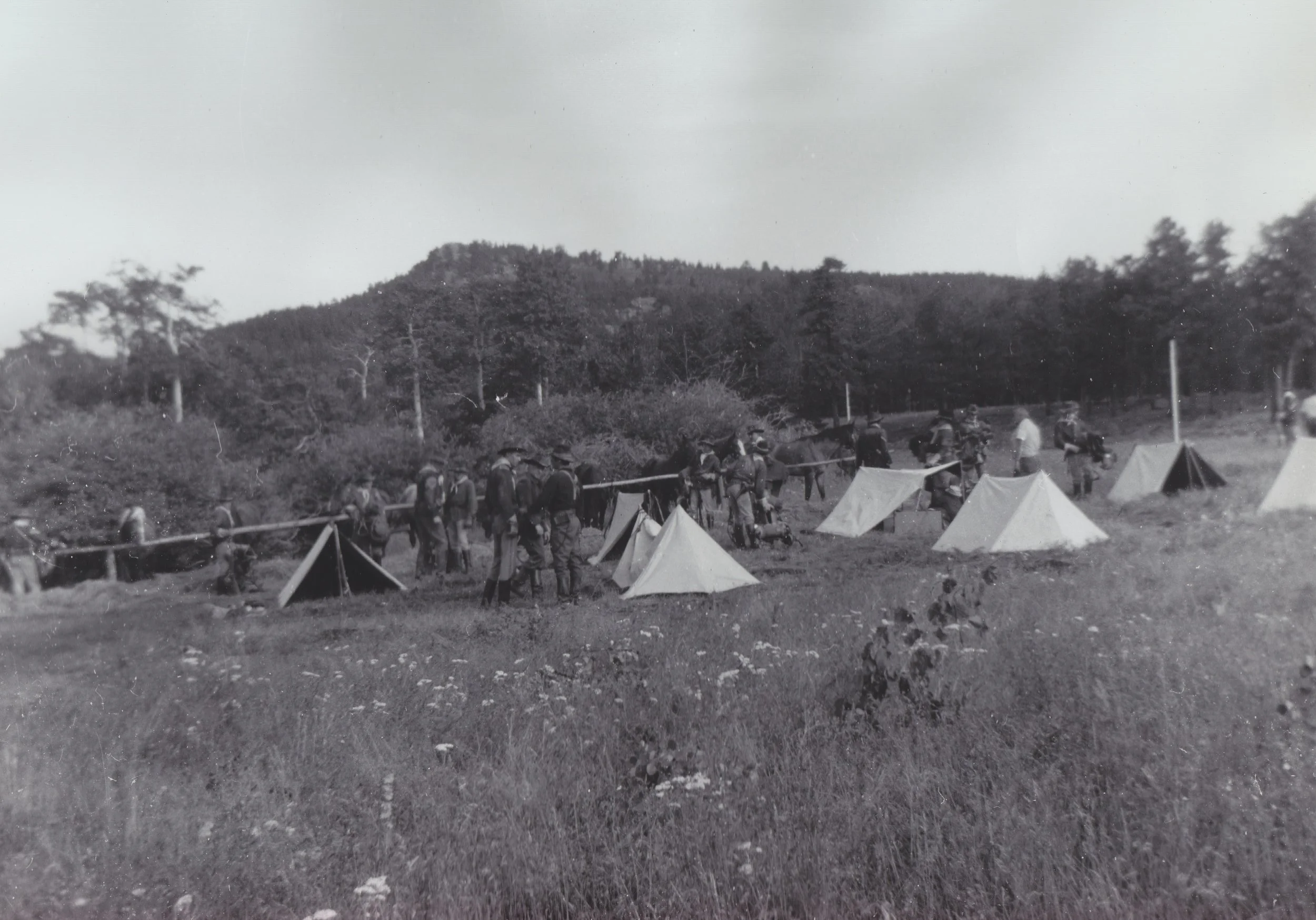 On the set of Stagecoach (1966), in the opening scenes where the Sioux attack an encampment of homesteaders and Cavalrymen.