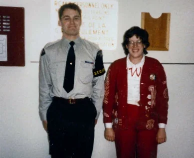 Varsity Red Team rider Kim Hake chatted with RCMP Academy cadets about horses