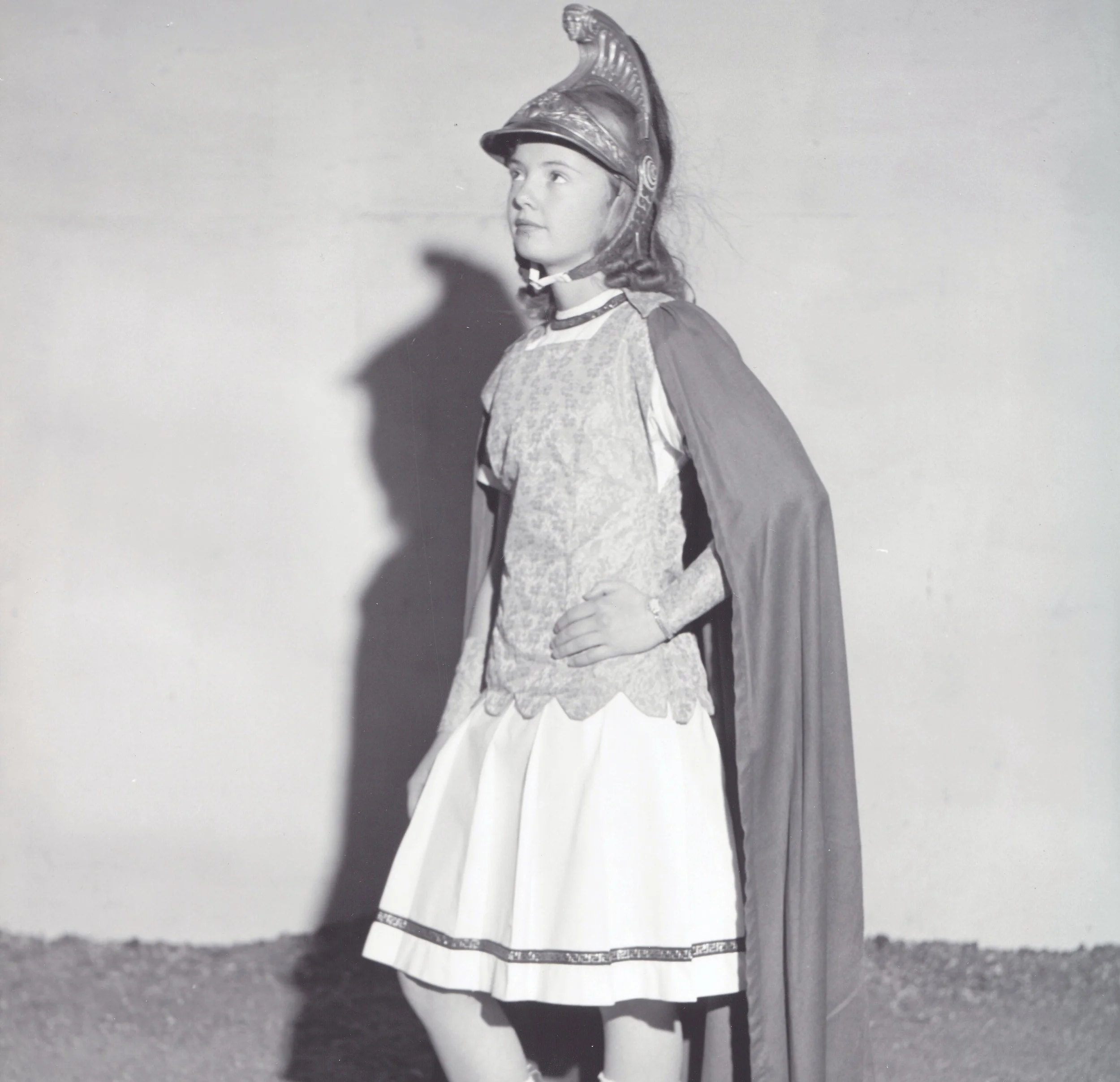 Westernaire Cheryl Arrington (here in her Charioteer costume, in 1960) took on the training of ponies Nip and Tuck. It was not a job for the faint of heart.