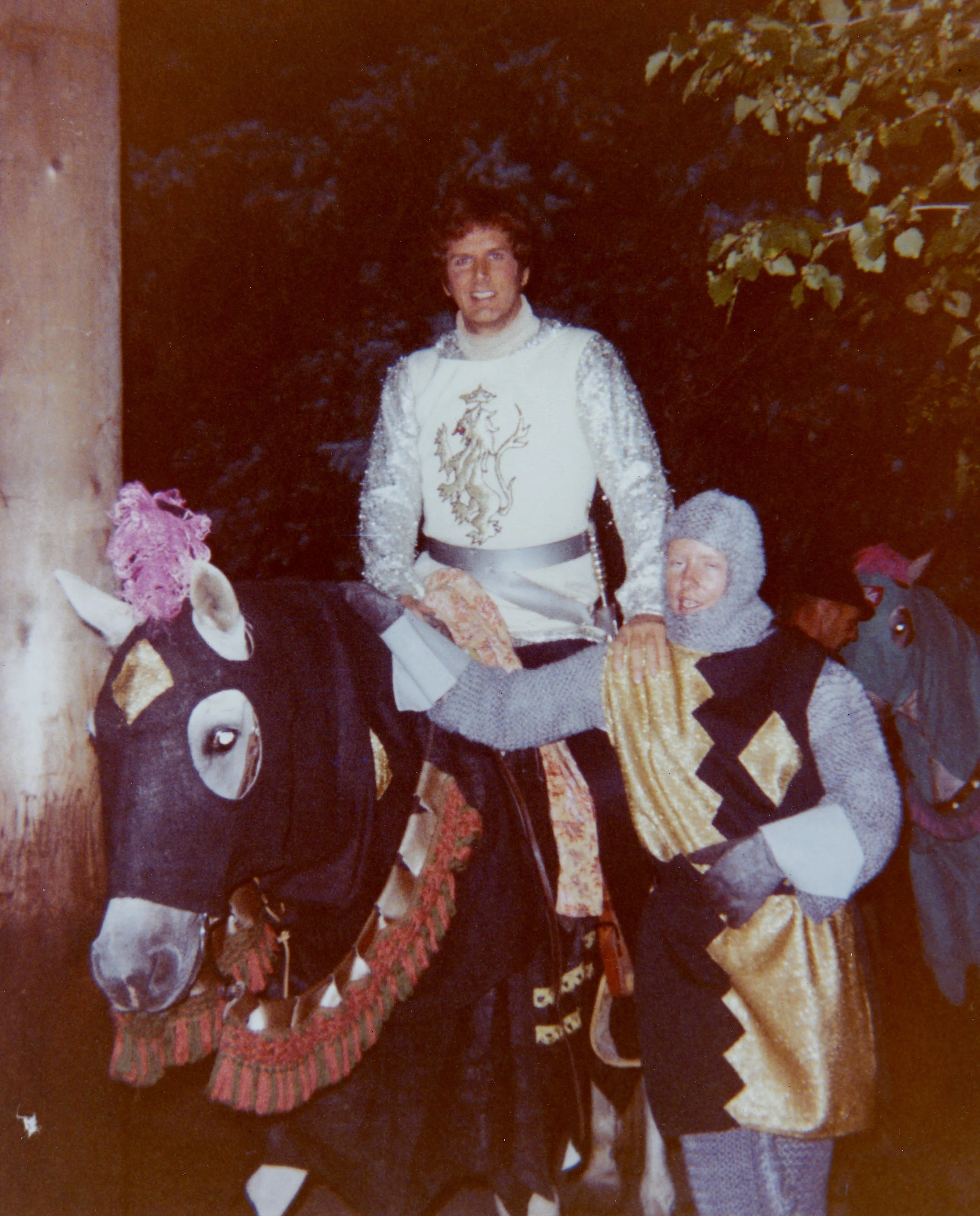 Westernaire rider Sharon King with Robert Peterson, starring as “Lancelot,” in Camelot