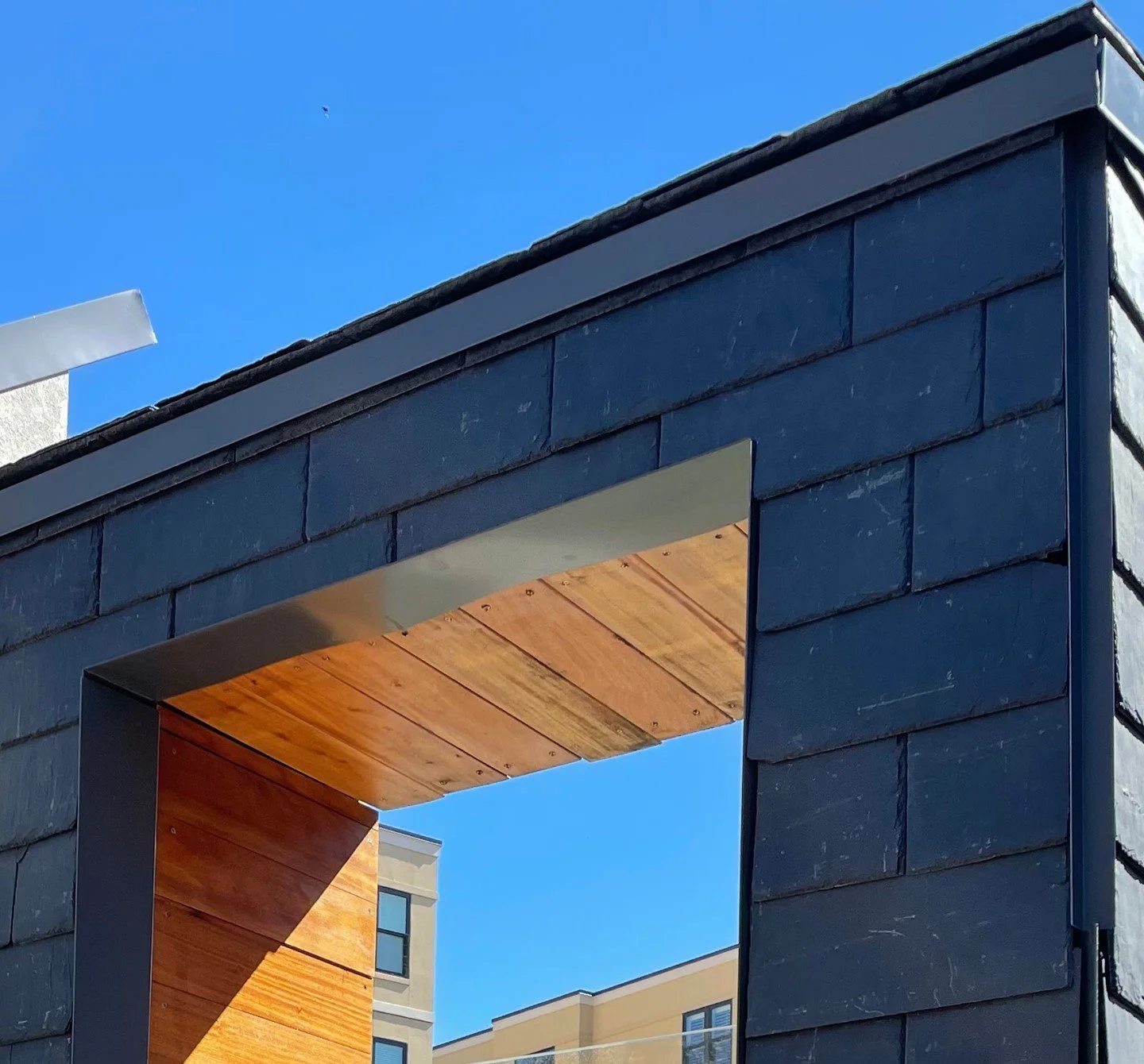 Delta Pharmacy  and Medical Supply Project Cupaclad Natural slate mock-up complete and ready for install in Charleston, SC
Design by @middletongroup

#cupaclad #naturalslate #specmat7 #rainscreen