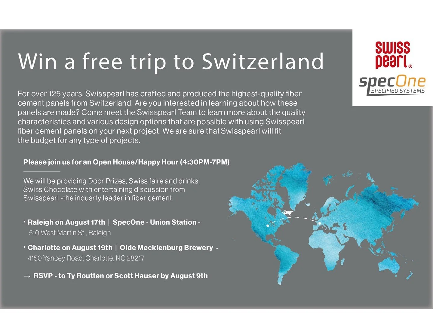 Swisspearl Drawing Results