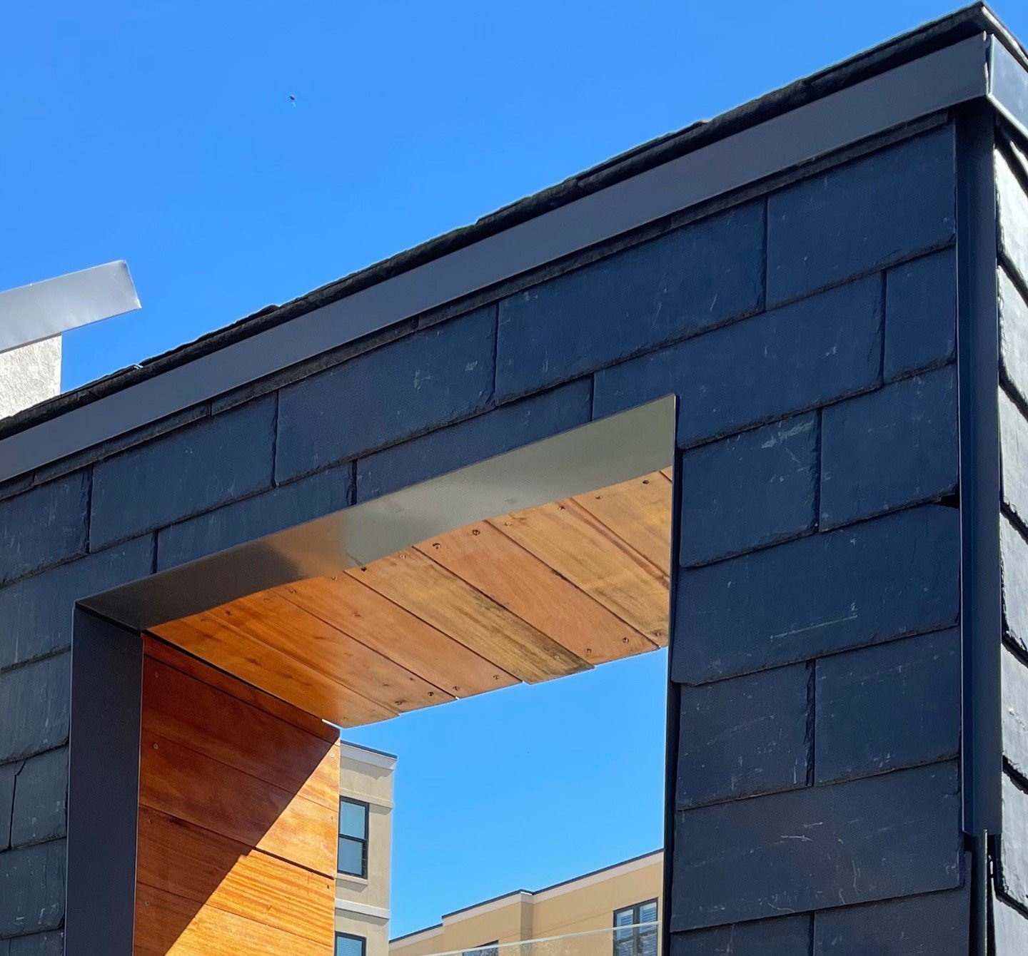 Delta Pharmacy  and Medical Supply Project Cupaclad Natural slate mock-up complete and ready for install in Charleston, SC
Design by @middletongroup

#cupaclad #naturalslate #specmat7 #rainscreen