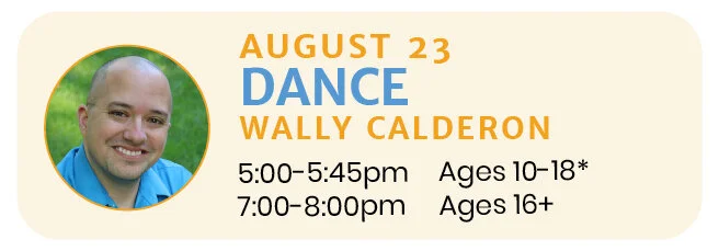 August 23  |  DANCE with Wally Calderon 