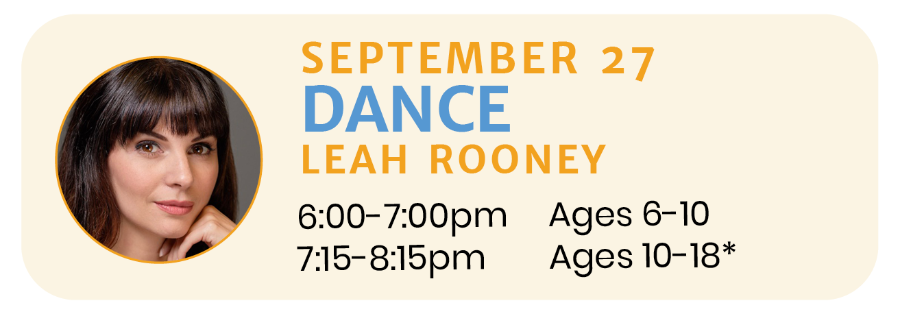 September 27 |  DANCE with Leah Rooney