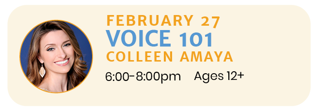 February 27  |  VOICE with Colleen Amaya