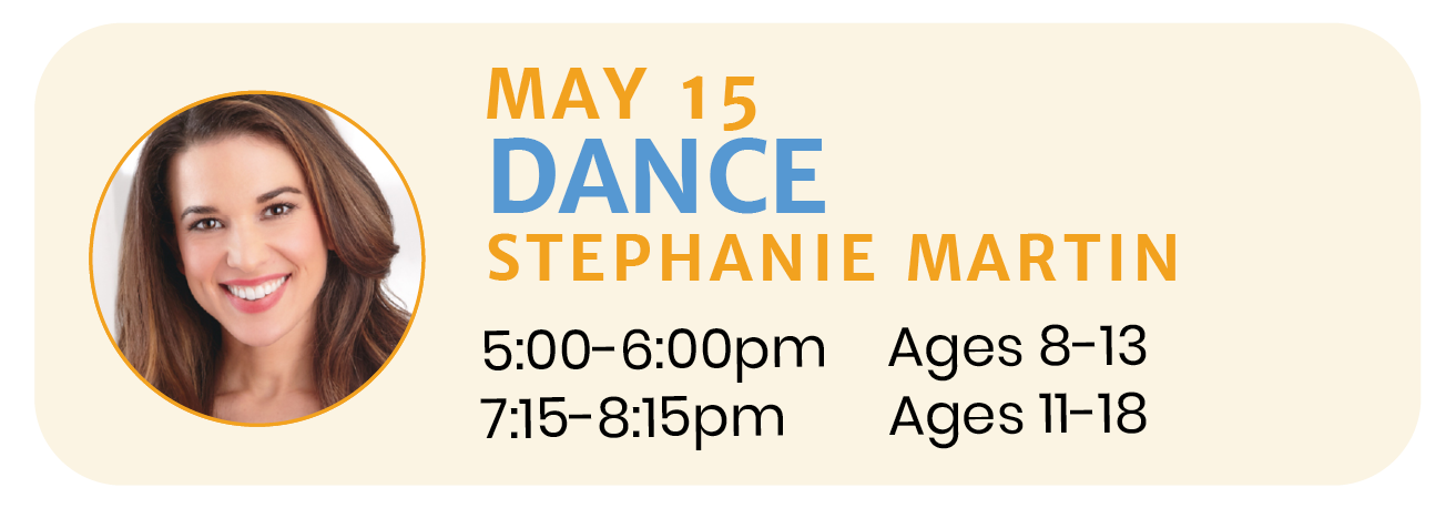 May 15  |  DANCE with Stephanie Martin