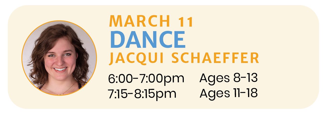 March 11 | DANCE with Jacqui Schaeffer