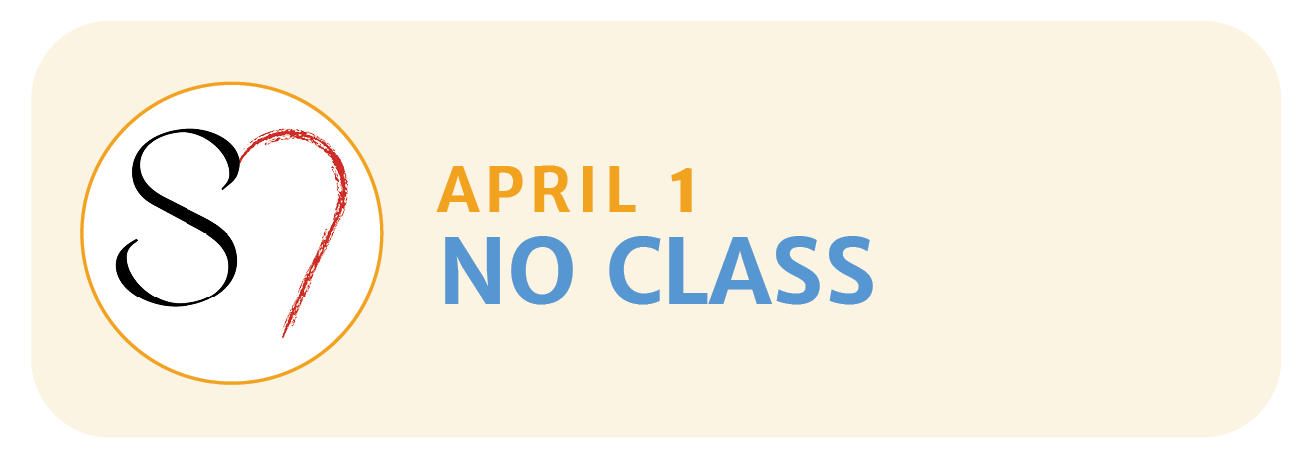 April 1 | NO CLASS