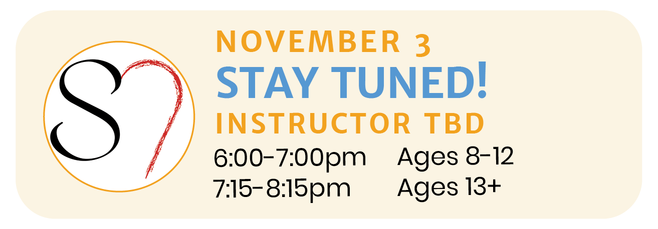 November 3 | Stay Tuned!