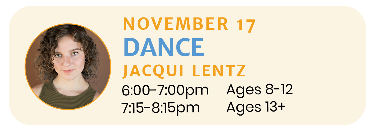 November 17 | DANCE with Jacqui Lentz