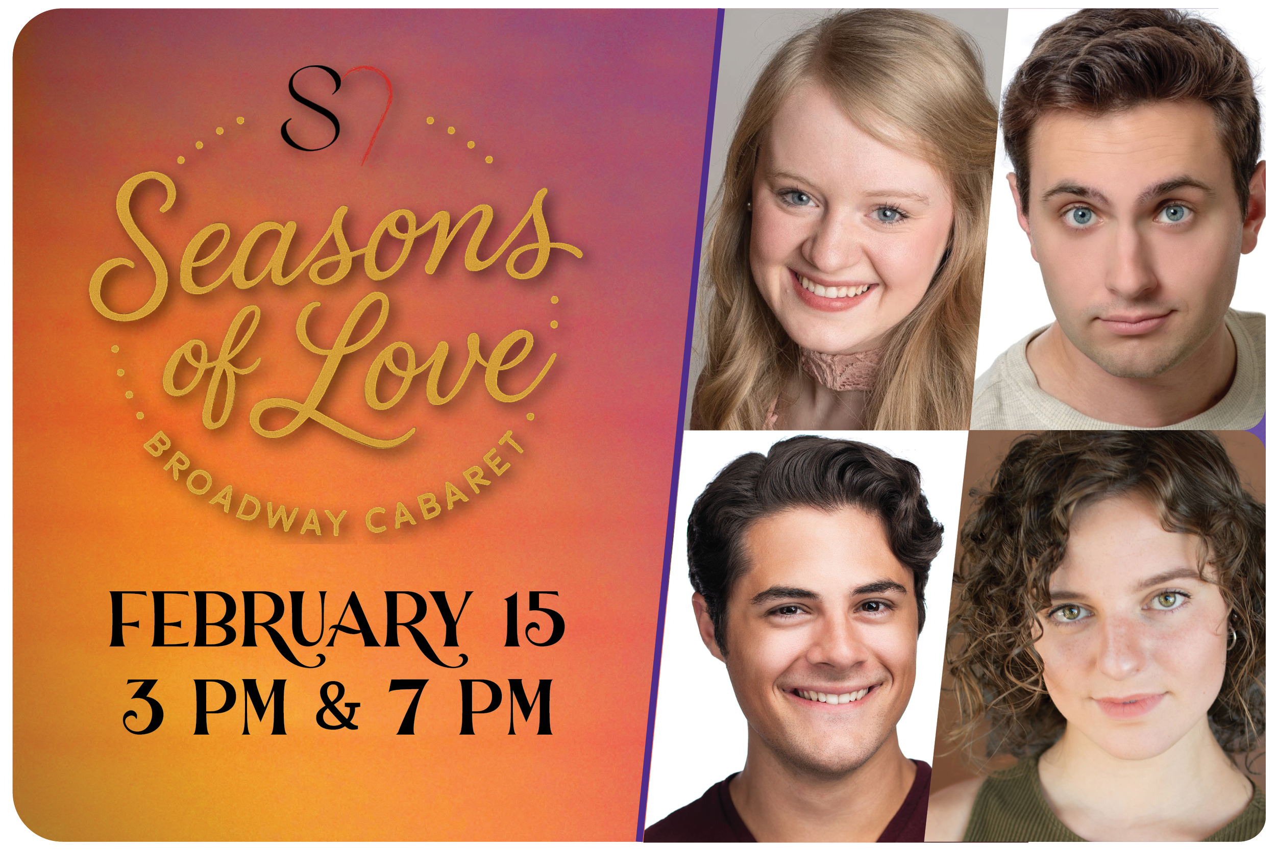February 15 | Seasons of Love Cabaret