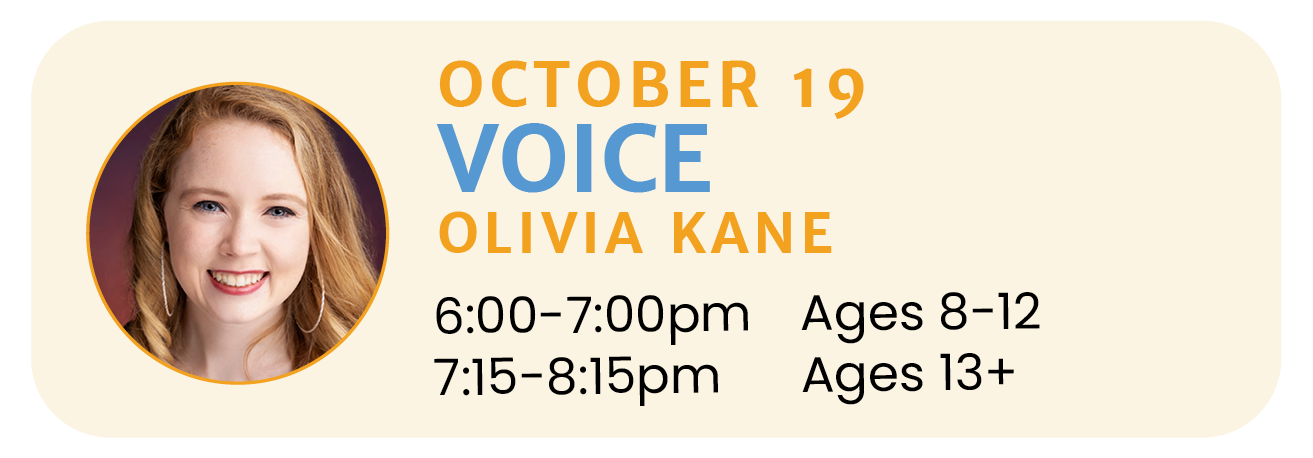 October 19 | VOICE with Olivia Kane