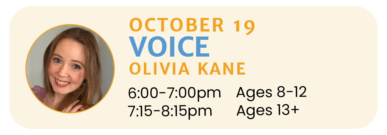 October 19 | VOICE with Olivia Kane