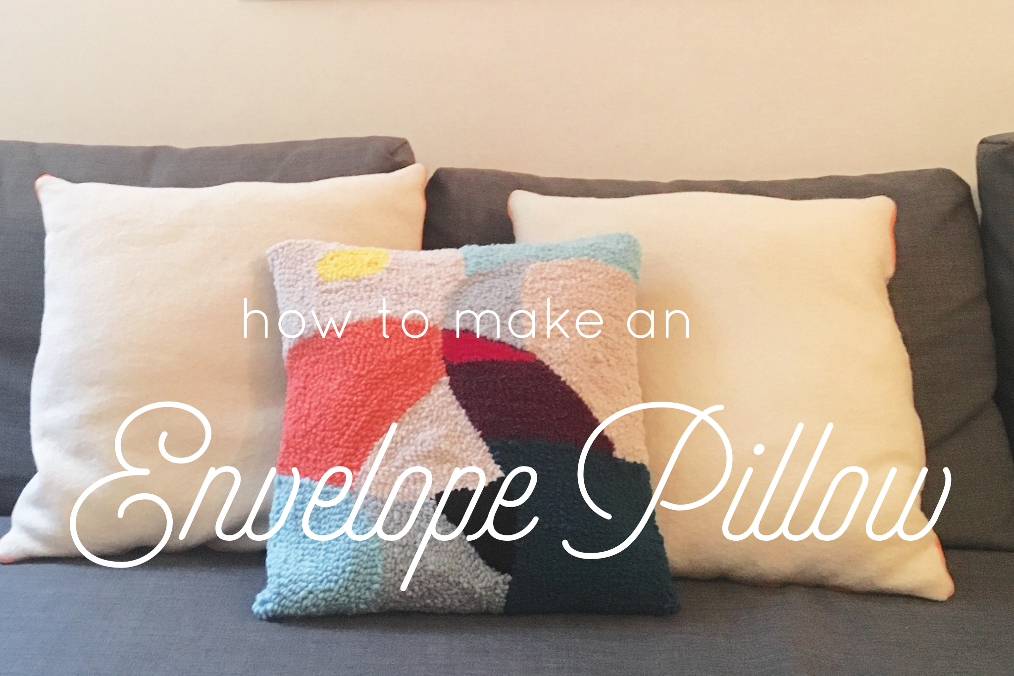 How To Make A Punch Needle Pillow The Joyful Punch
