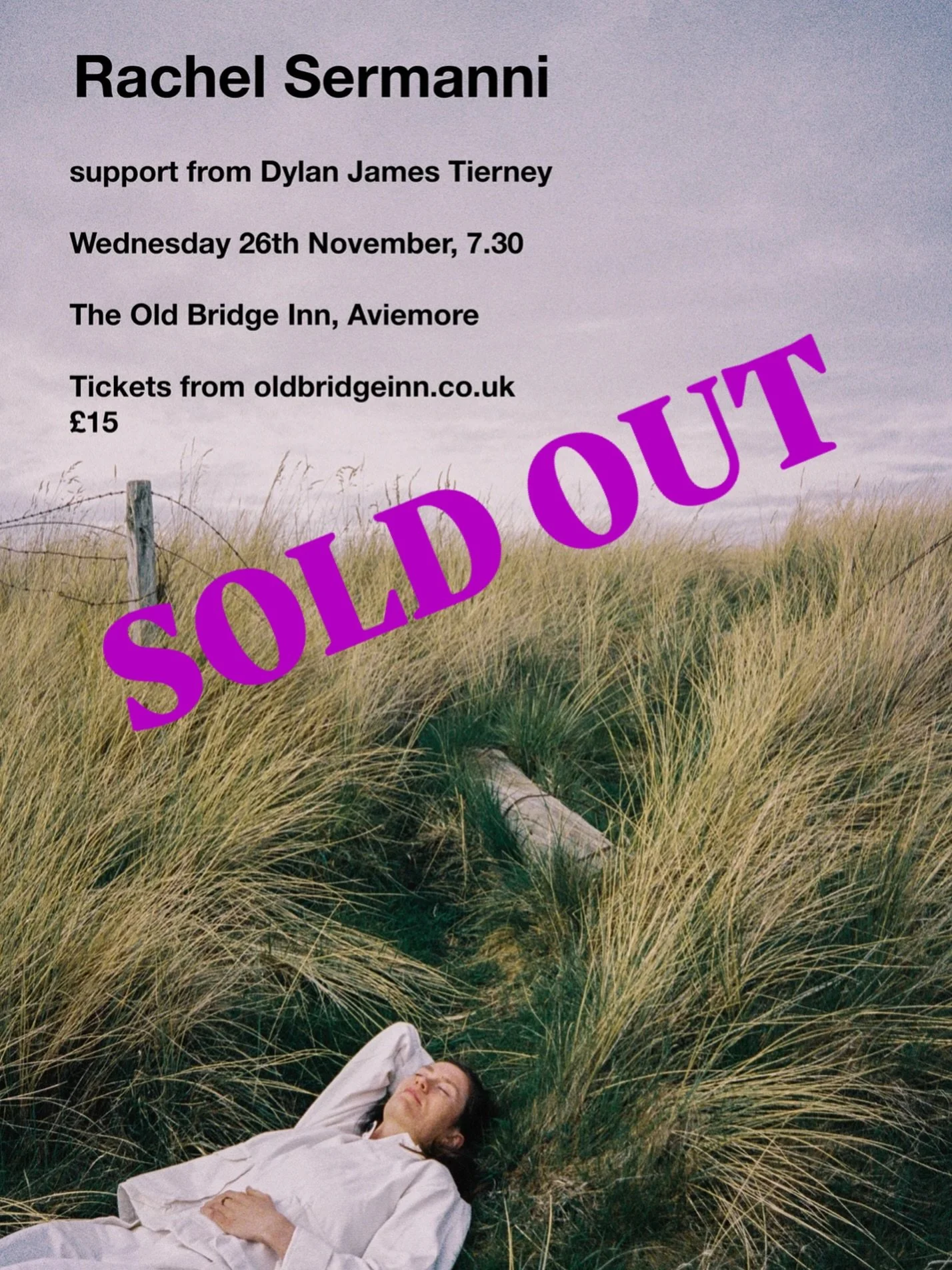 Our gig with @rachelsermanni and @dylan.james.tierney at the end of November has now sold out. Thank you all so much for buying tickets in good time. It helps us plan ahead massively.

There are still tickets left for @waywardjanemusic on 15th Octobe