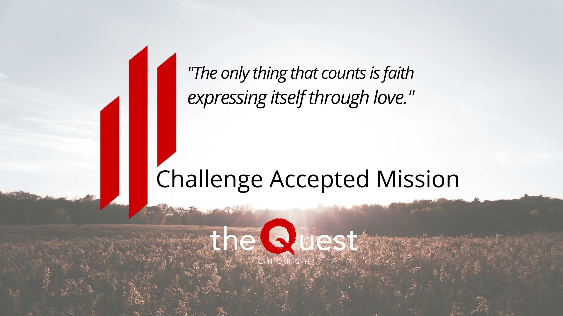 challenge accepted mission the quest