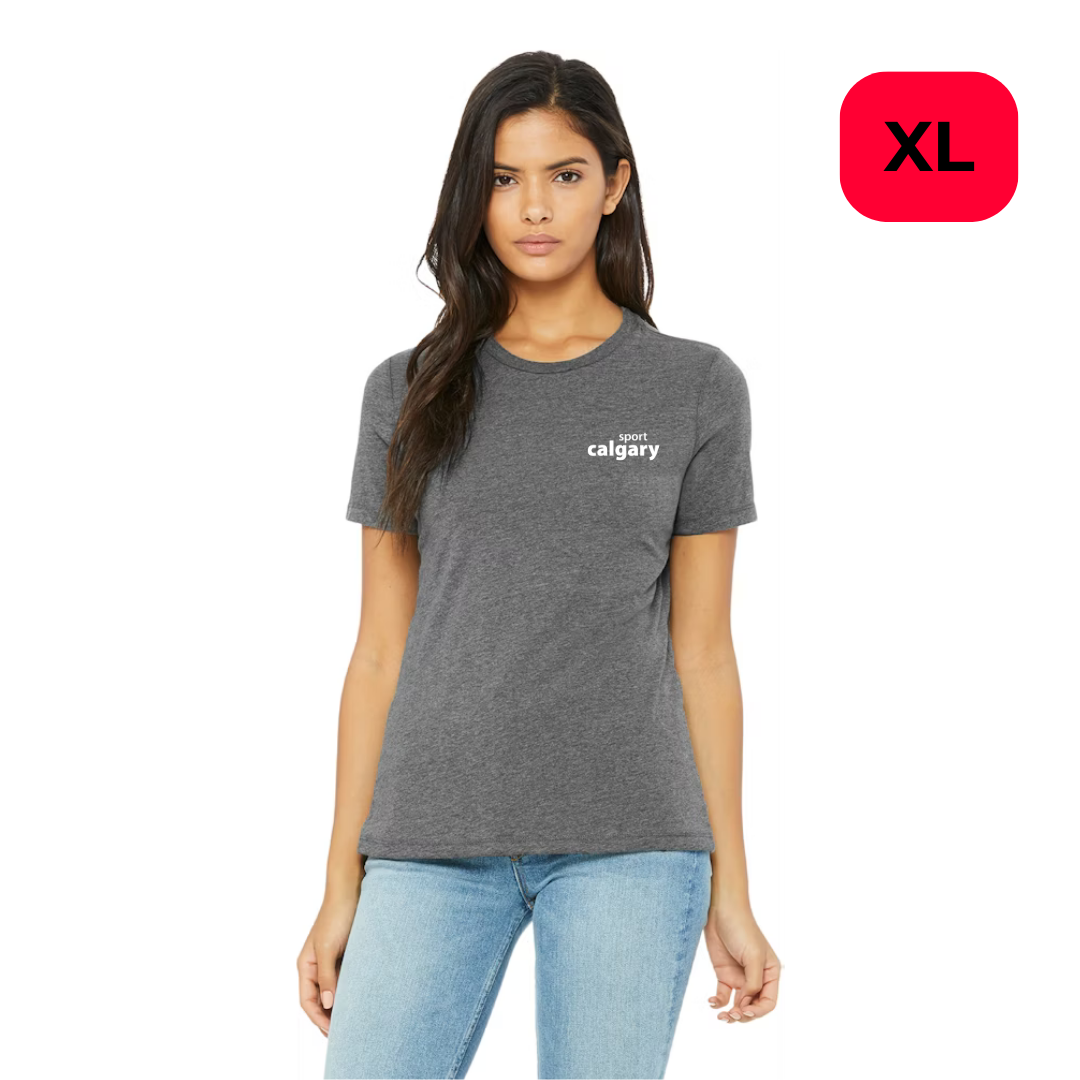 Women Athletic Shirt (Grey) - X-LARGE | Sport Calgary