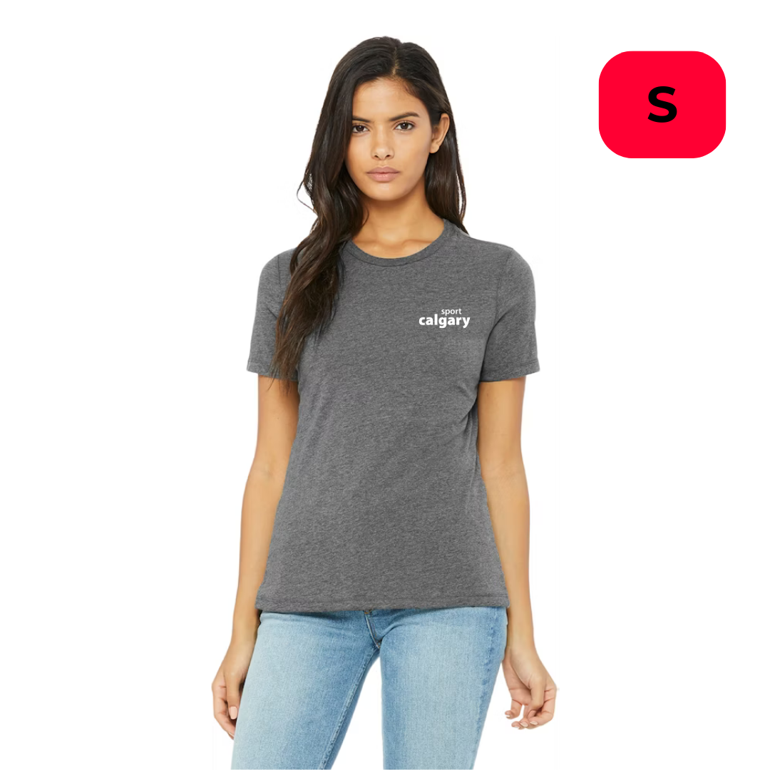 Women Athletic Shirt (Grey) - SMALL