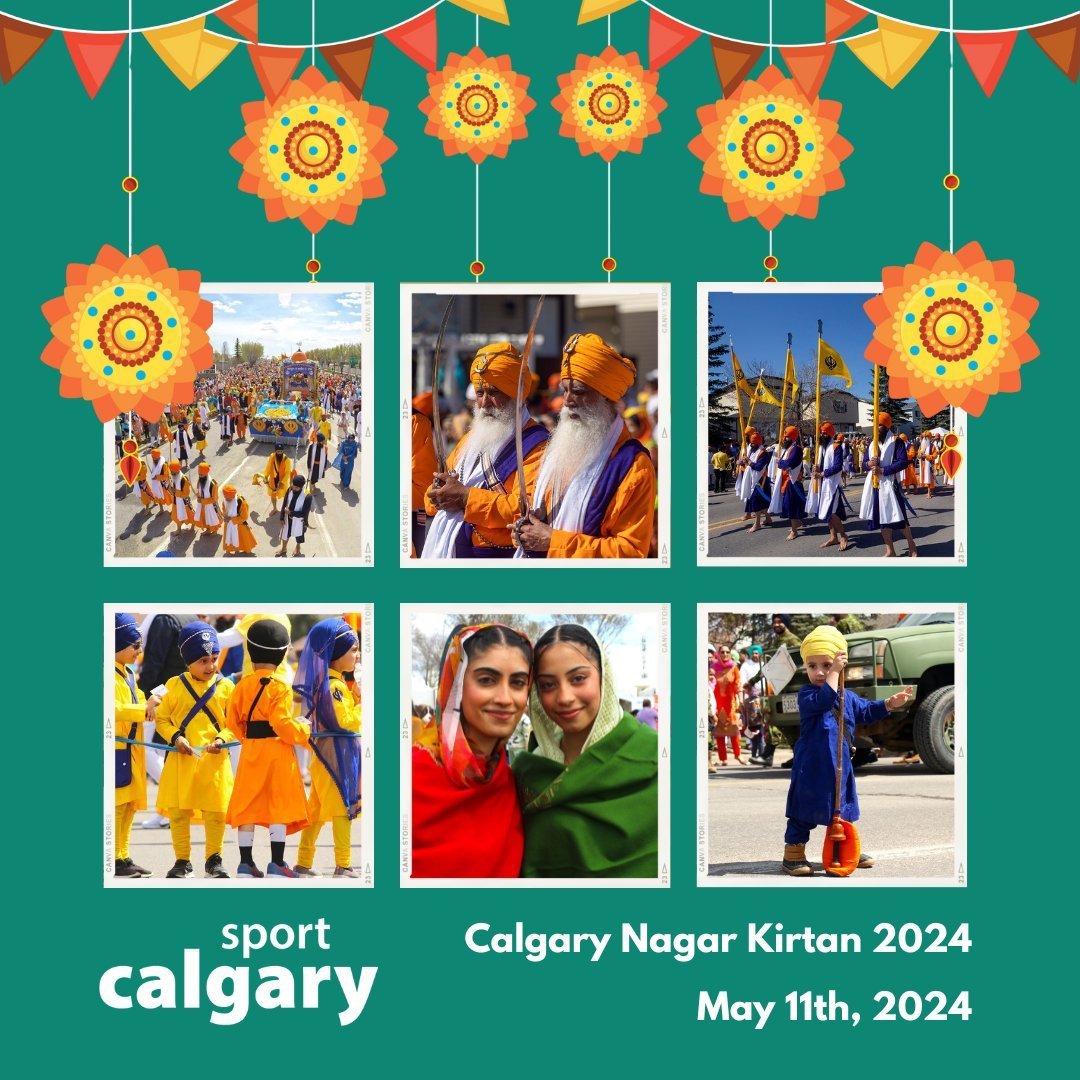 Join Sport Calgary at the Sikh Nagar Kirtan Calgary 2024 Festival this Saturday, May 11th, at Prairie Winds Park from 10am-5pm! 

Discover diverse sport opportunities in the city and sport organizations or individuals can become a member to unlock ex