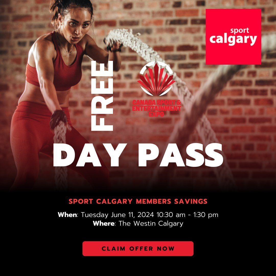 Sport Calgary Members can attend the Canada Sport &amp; Entertainment Expo on June 11, 2024 for FREE!
Enter Promo Code &ldquo;SAVE40&rdquo; when purchasing a Delegate Pass at www.cseexpo.ca to save $40 per person.

Since 2017, the Canada Sport &amp; 