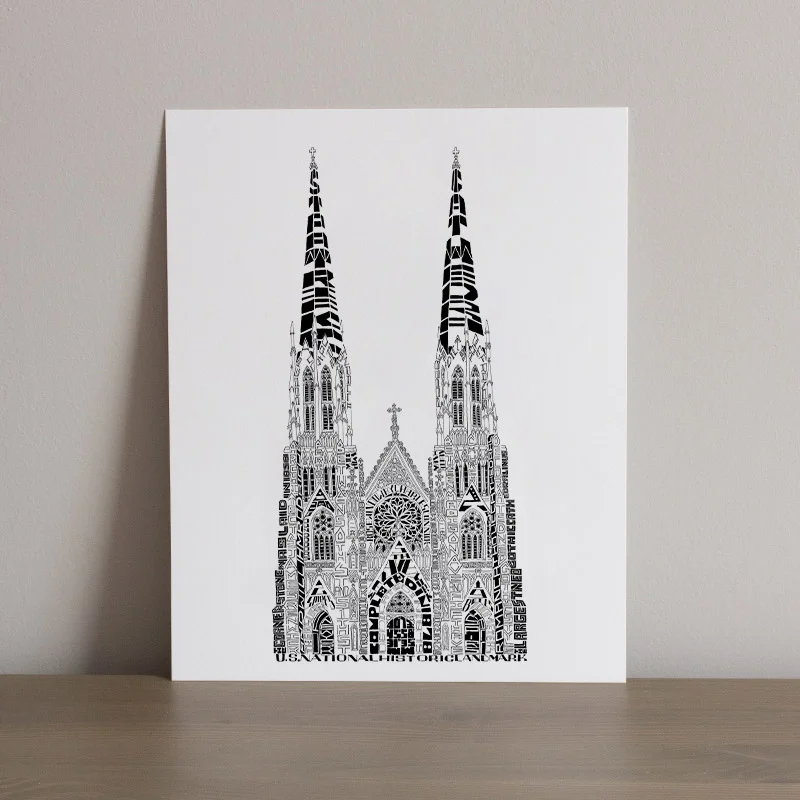 Letterpress Architype NY: St. Patrick's Cathedral