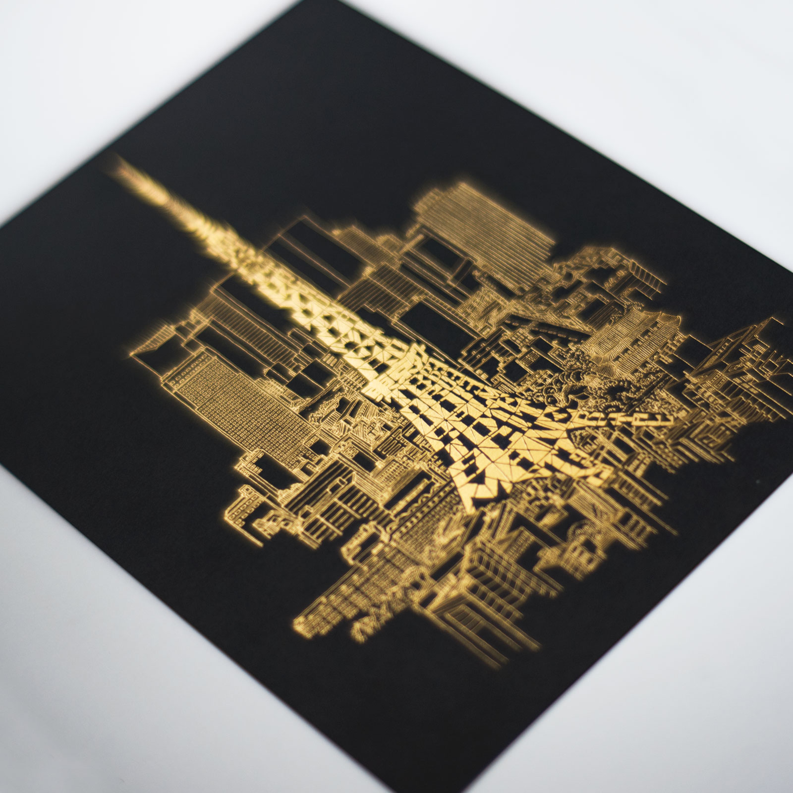 Gold Foil Architype Tokyo Tower