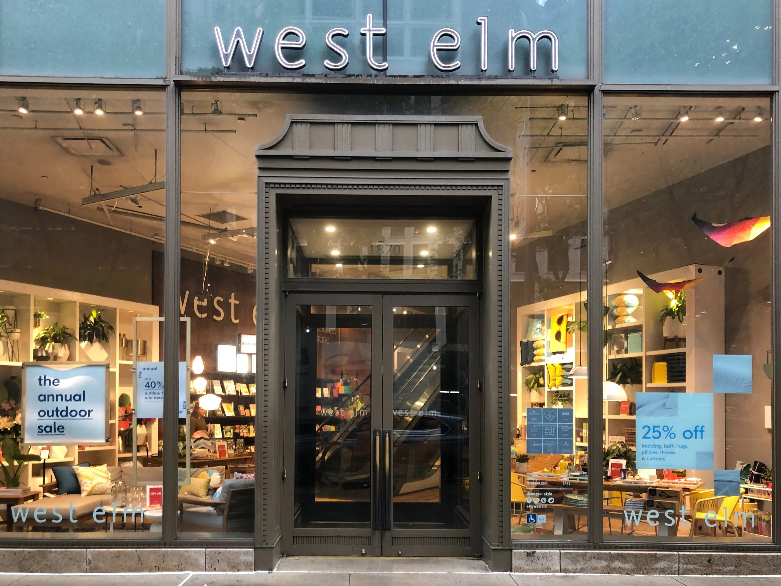 WestElm Broadway PopUp