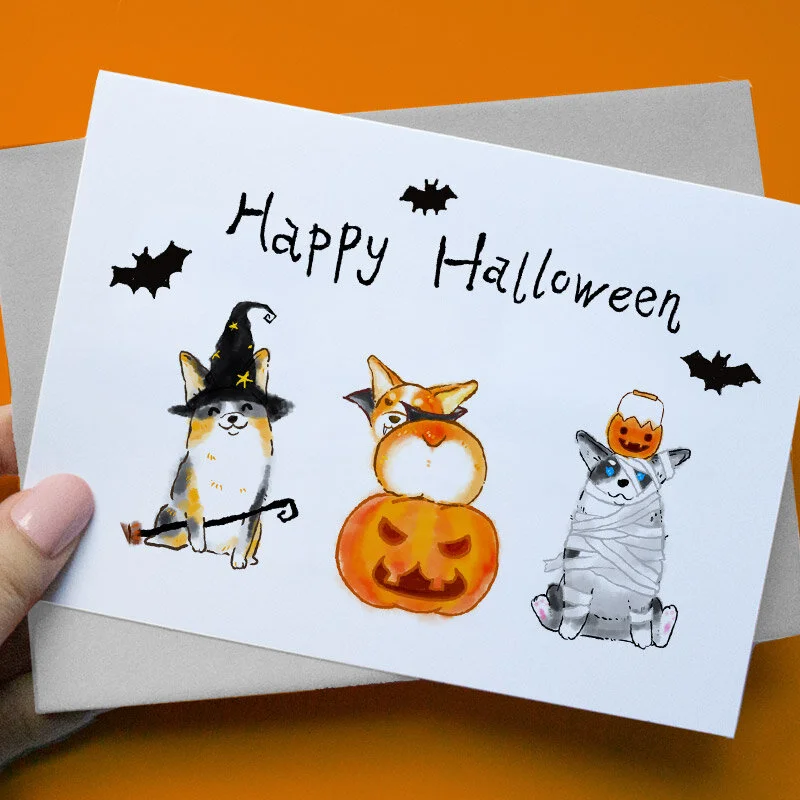 Halloween Corgi