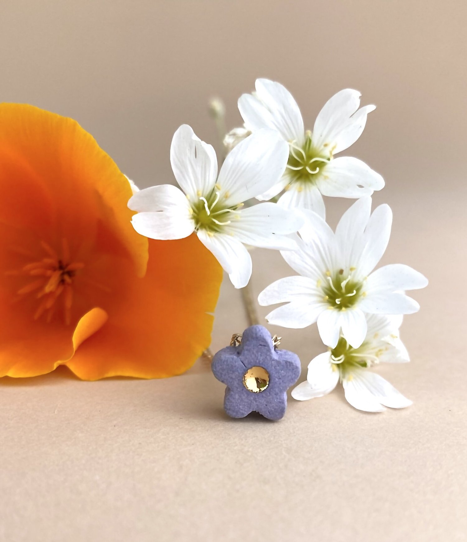 13lue 13 flower necklace【受注品】 Porcelain Flower Necklace — Barrow PDX
