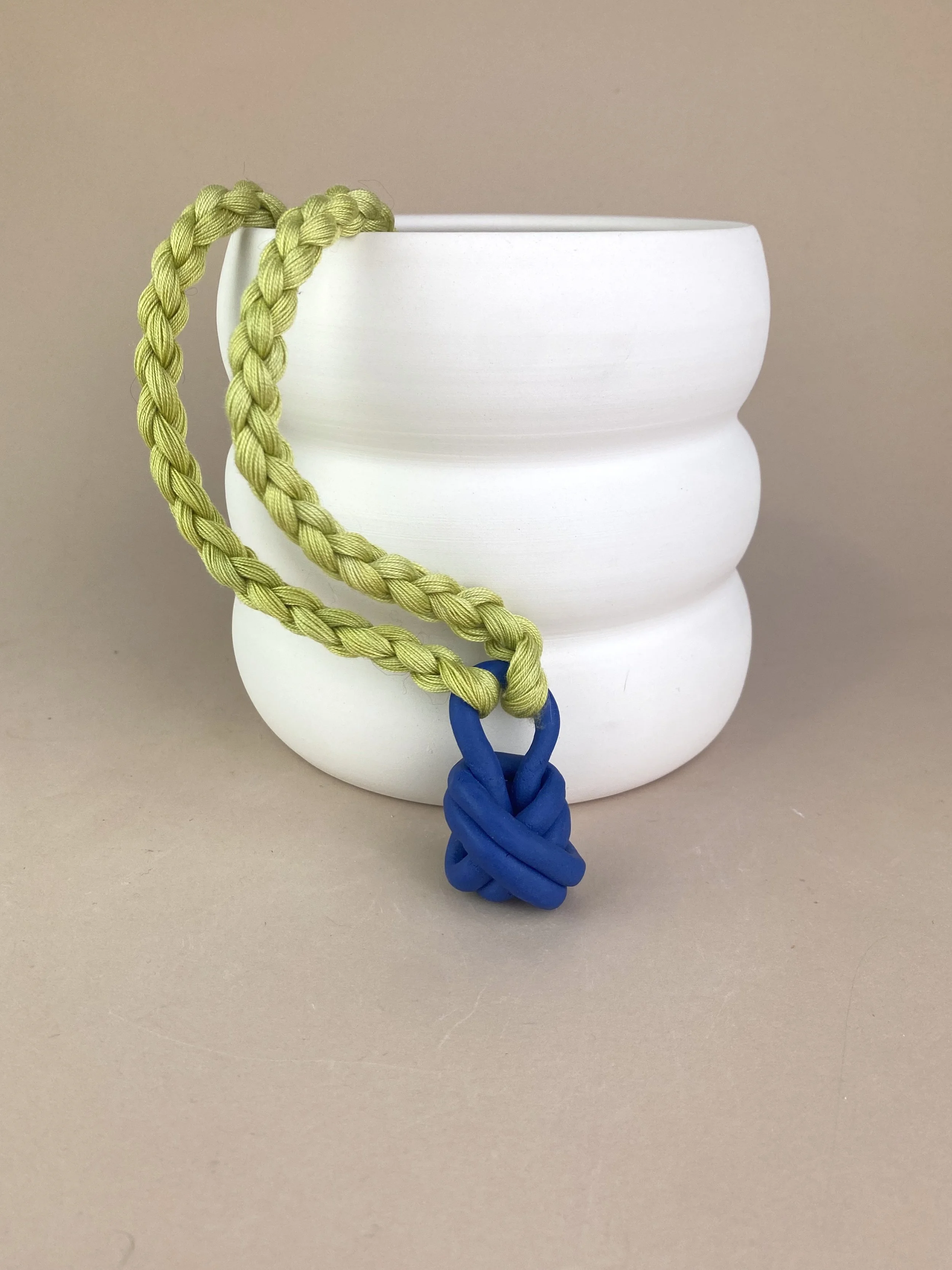 Spring Knot Necklace - multiple colors