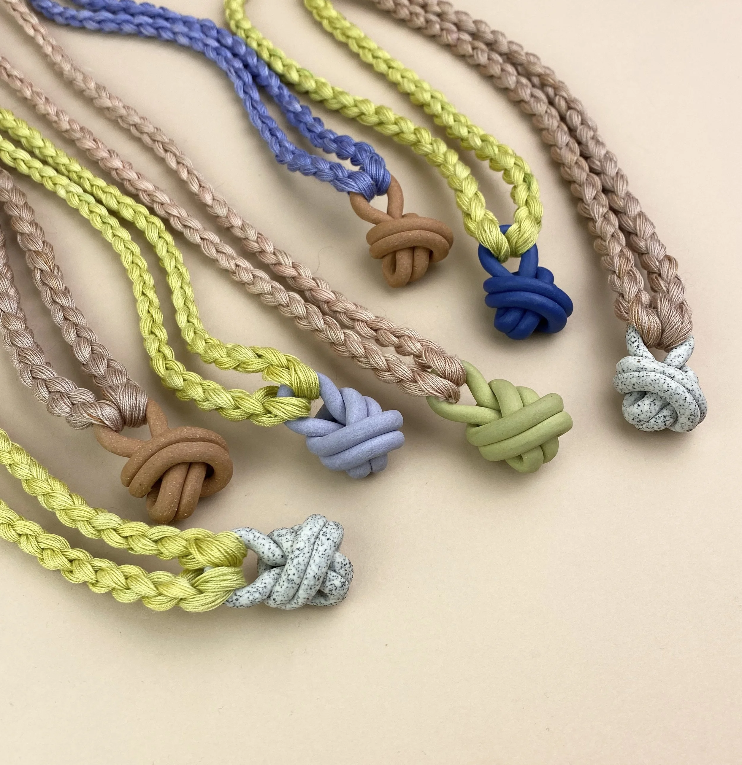 Mini Knot Necklace - Various colorways