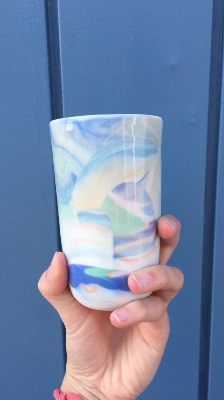 Rainbow Coffee Cup
