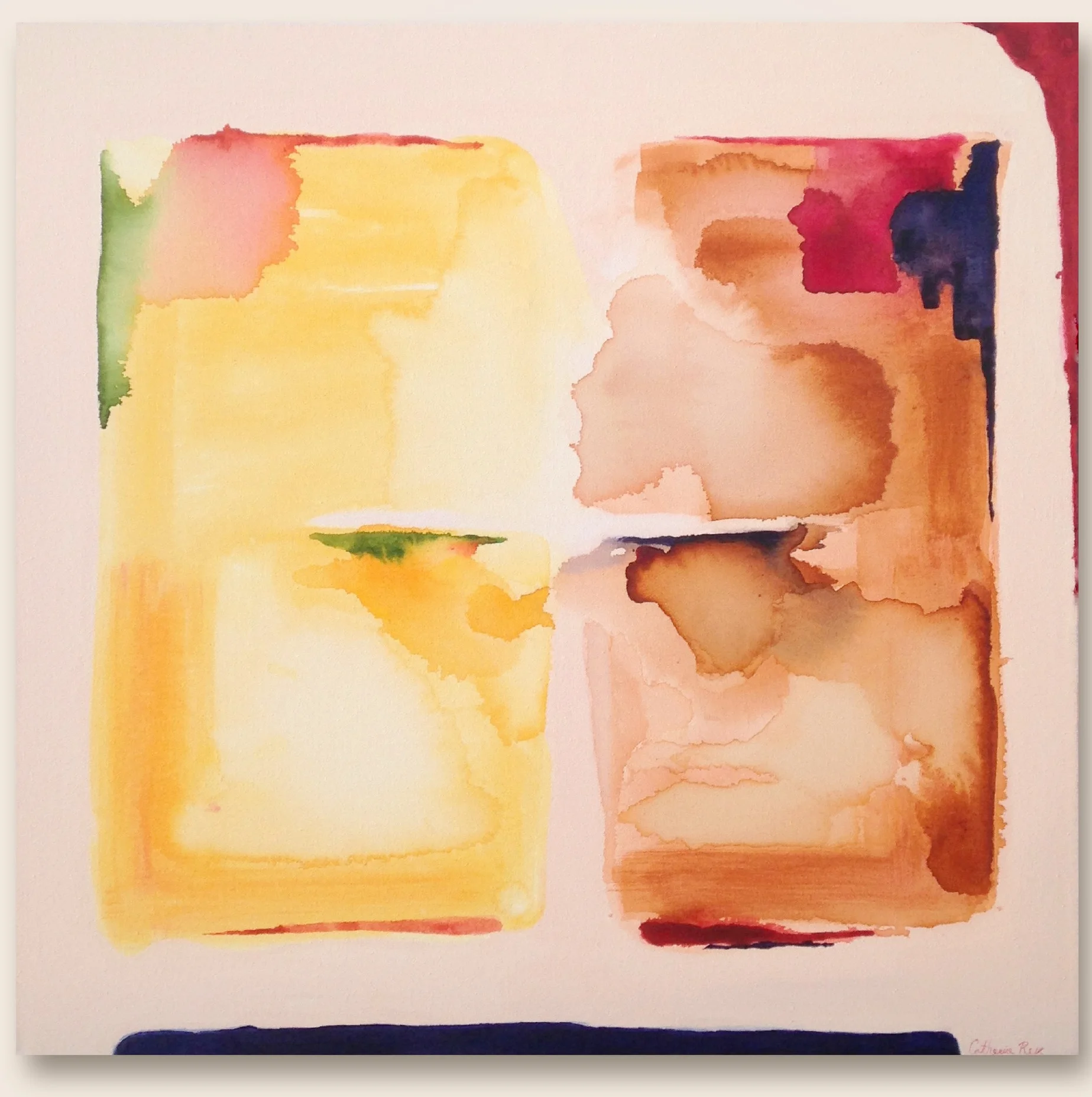 'Las Hermanas' Acrylic Painting on Canvas