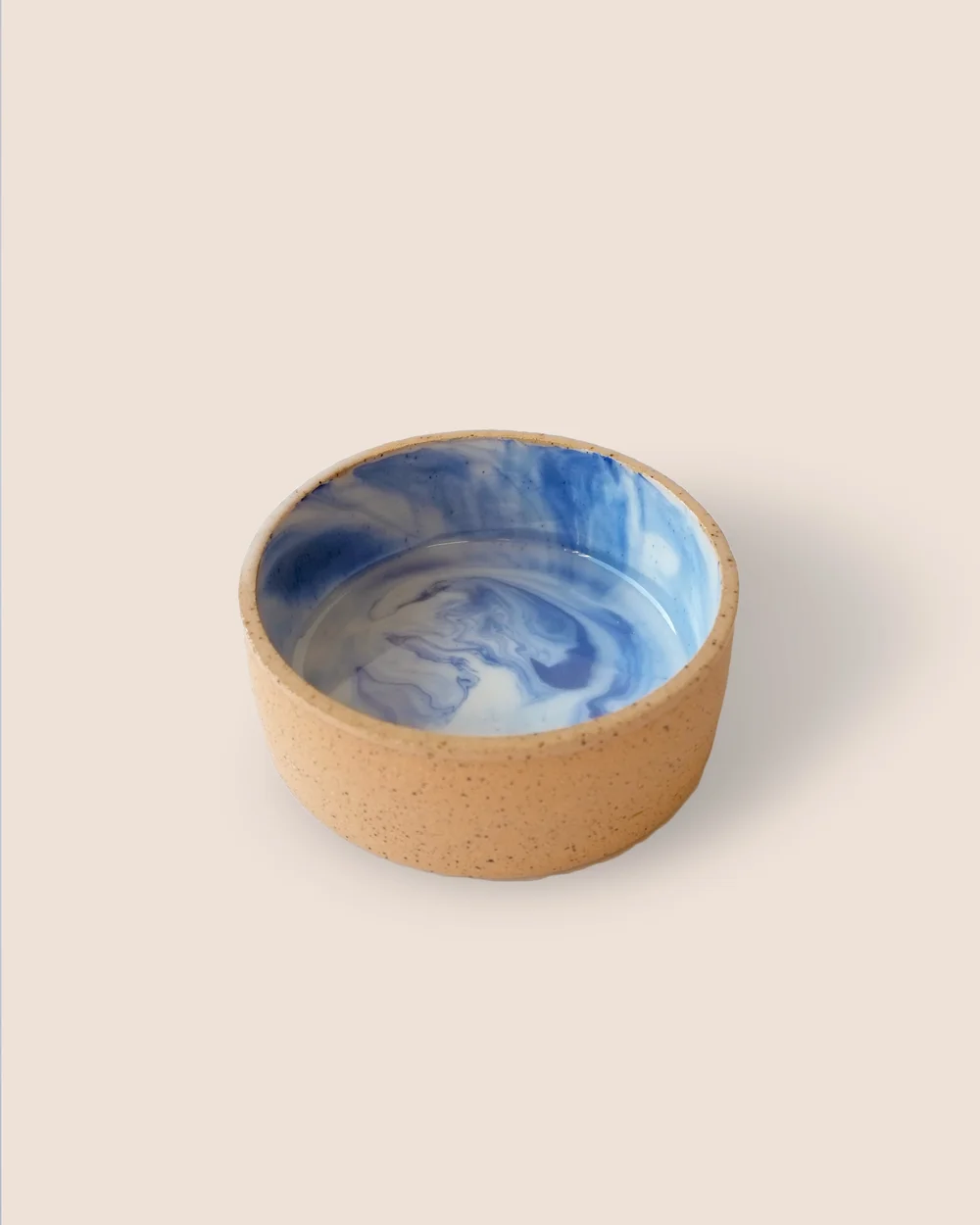 Sandy Beach Ceramic Dog Bowl — Rex Design