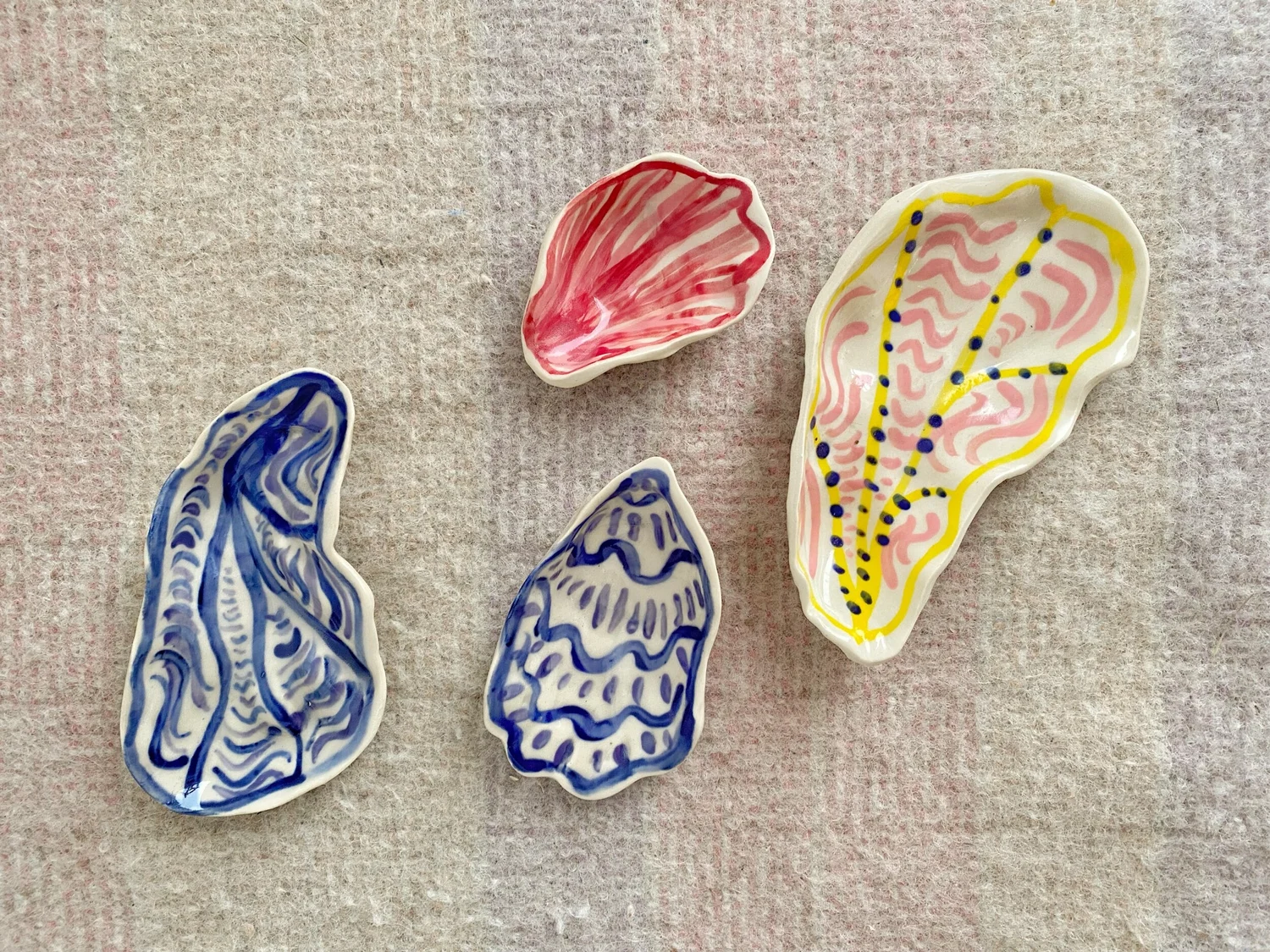 Handmade Ceramic Catchall Oyster Shell Dish — Rex Design