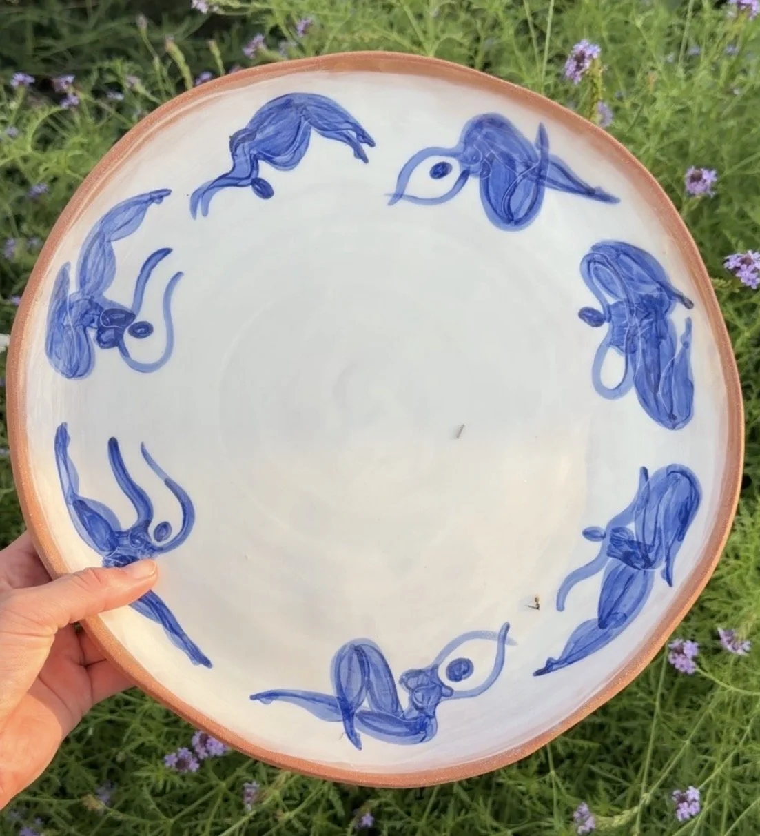 Terra Cotta Dancer Platter Second
