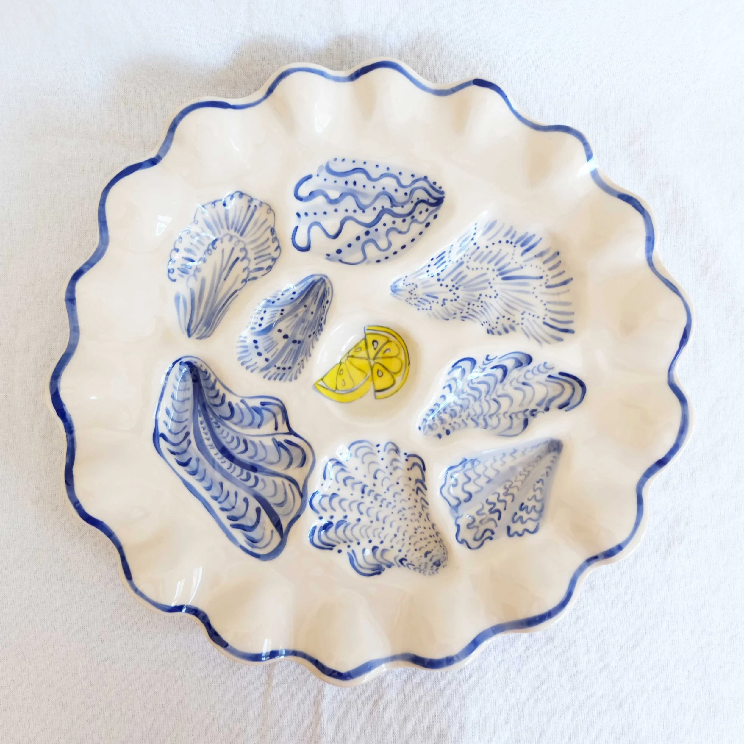 Amalfi Oyster Plate