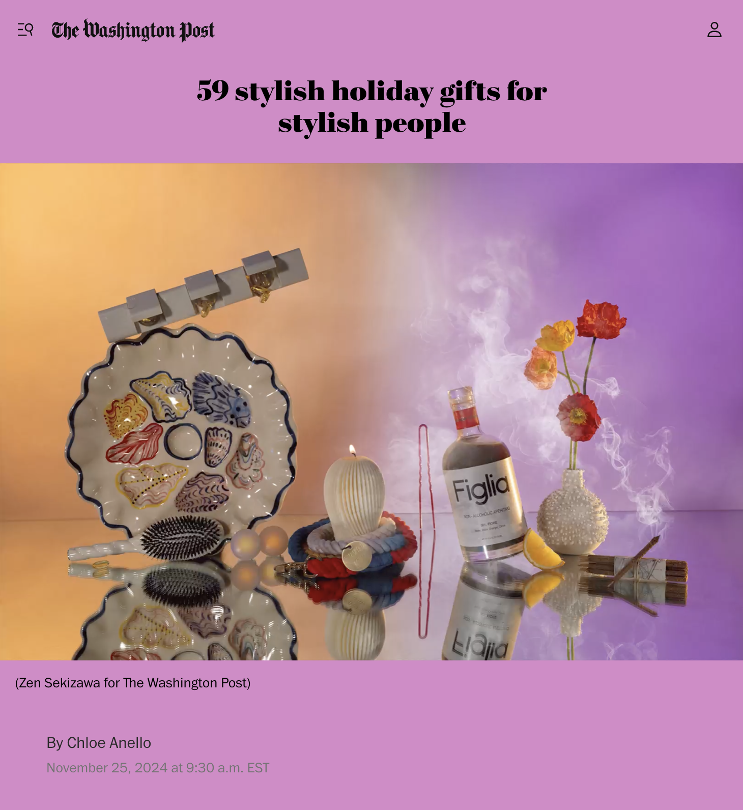 rex design oyster plates featured in Washington Post