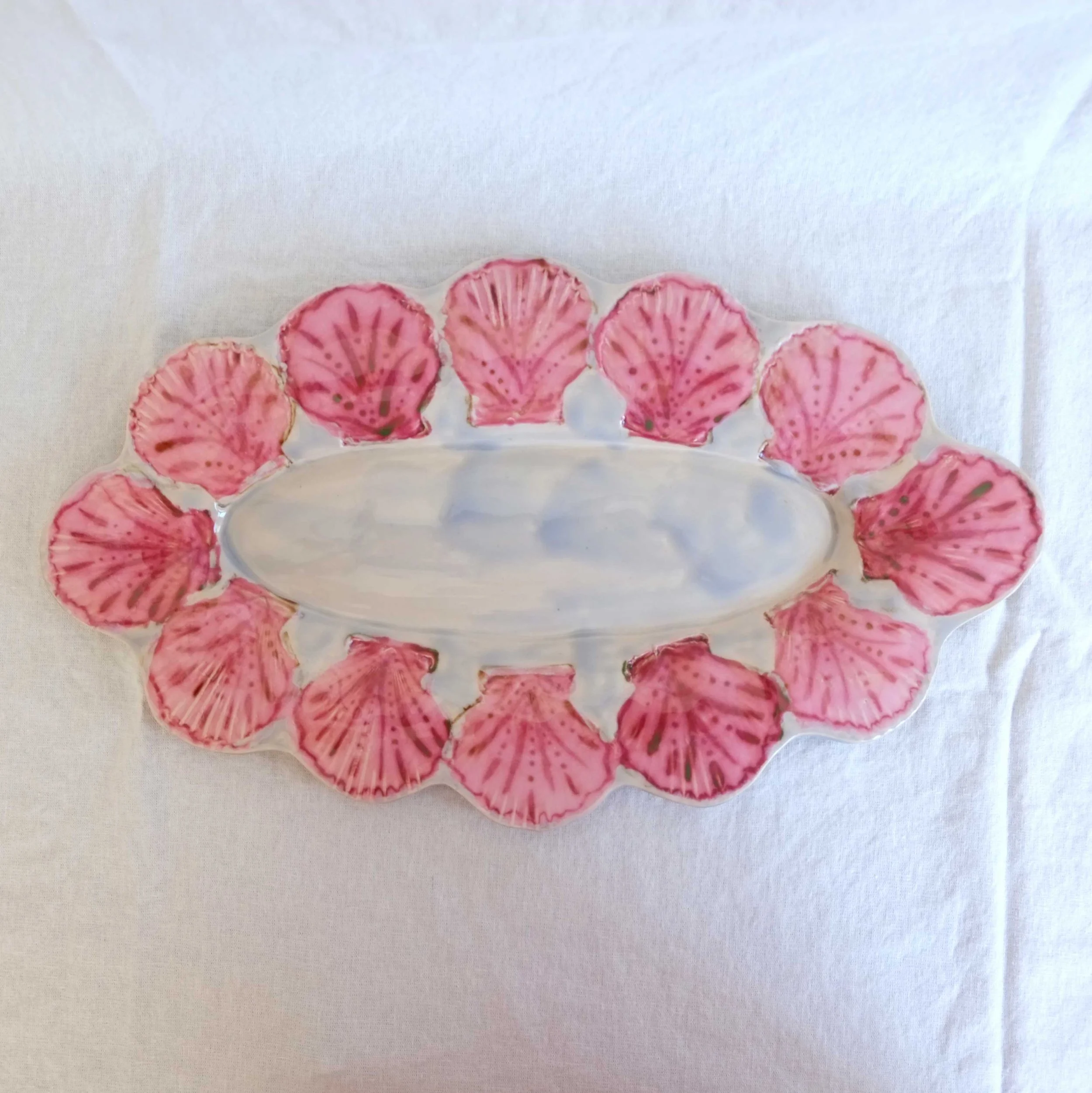 Pink Seashell Platter