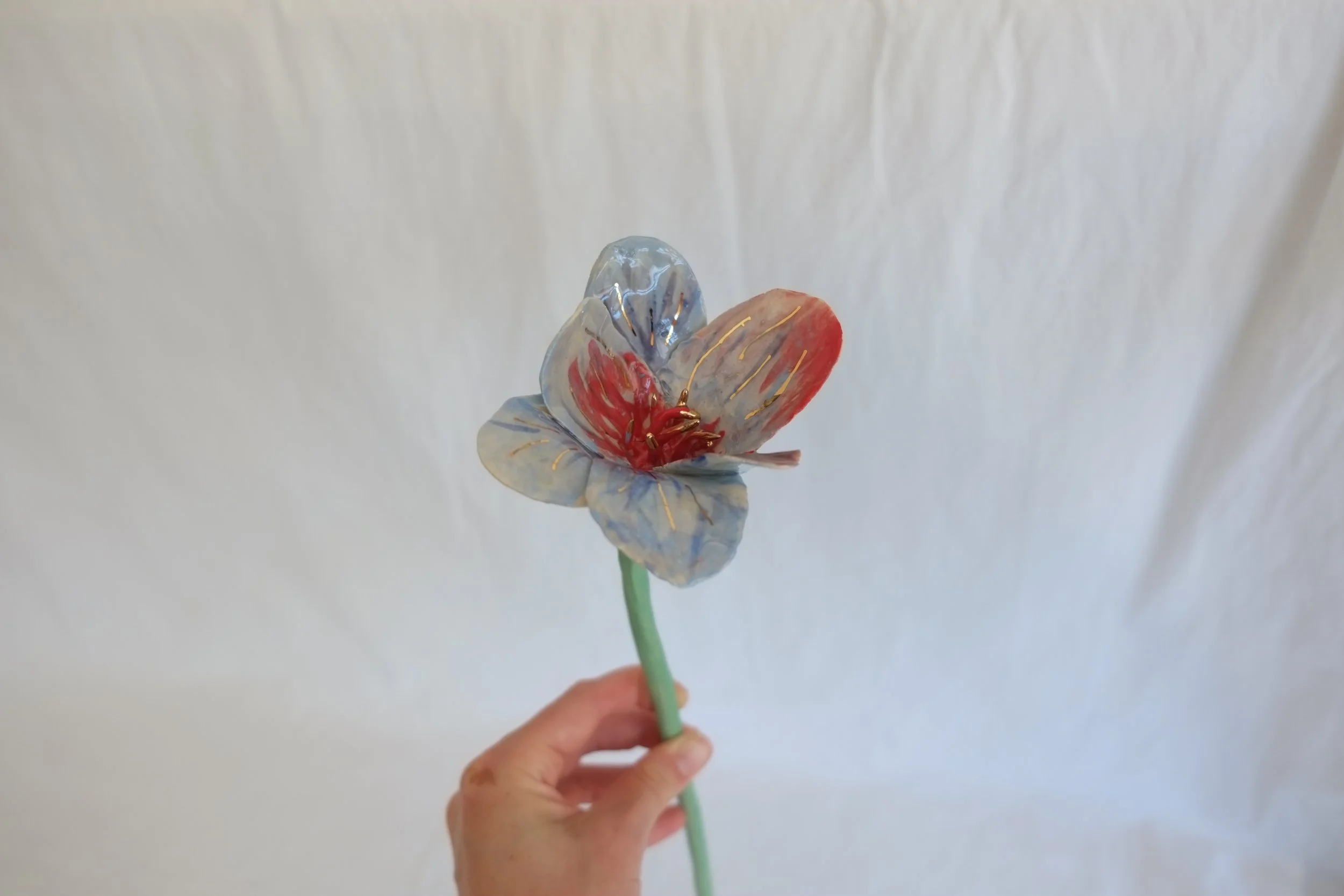 Ceramic Flower Sculpture N2