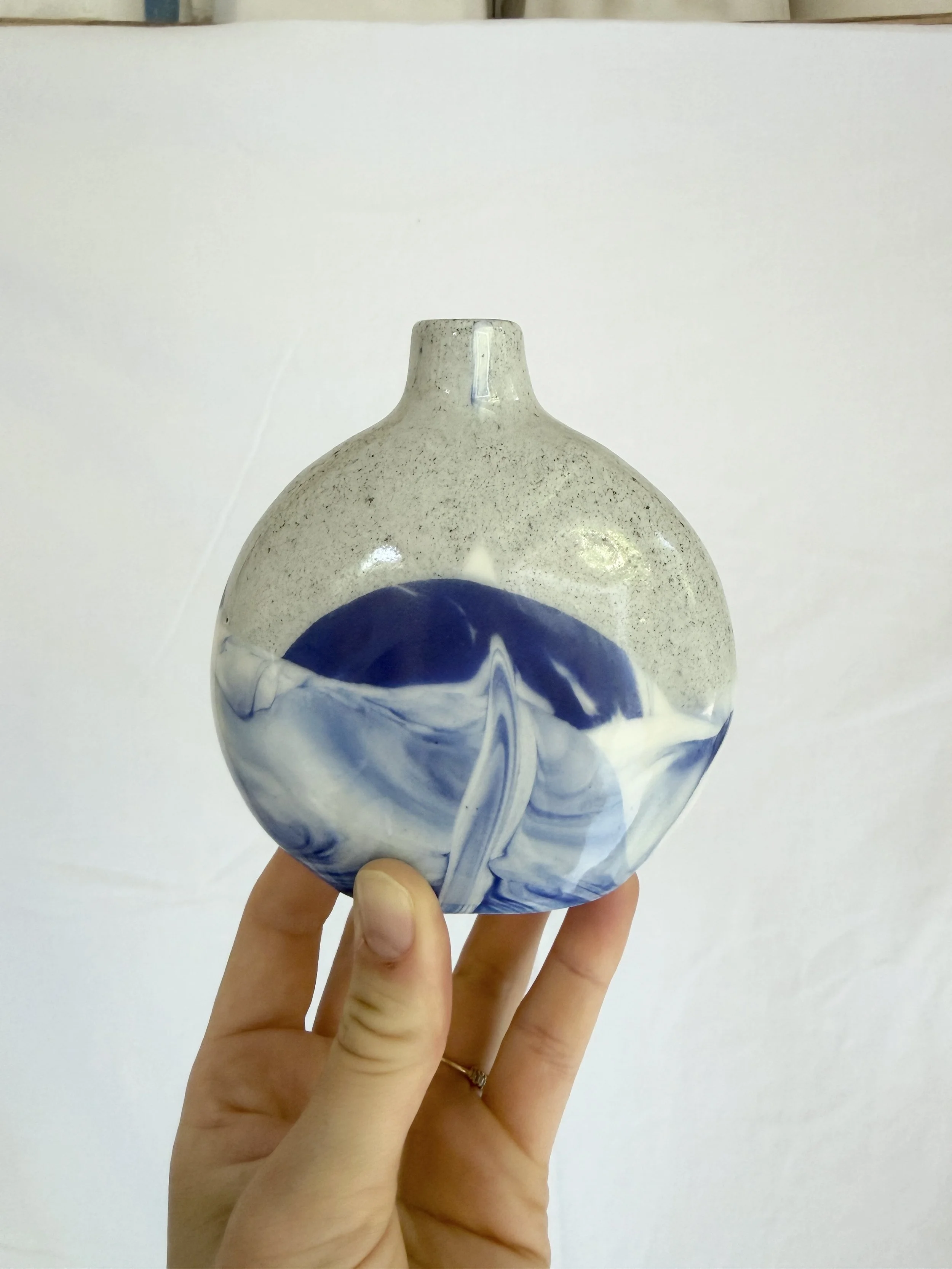 Marbled  Tiny Vase - Last chance - Sea & Shore